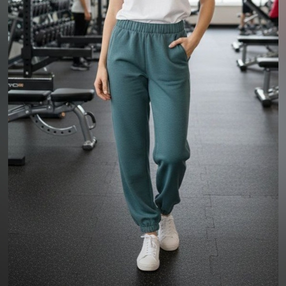 NWT Gap High Rise Joggers - Chutney Green